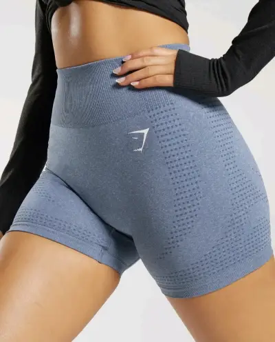 Shorts deportivos azul mujer Gymshark - miniatura 1