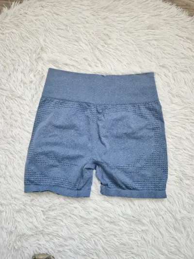 Shorts deportivos azul mujer Gymshark - miniatura 3