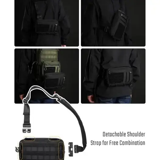 Bandolera táctica negra Tactical Geek L3C cache - 6