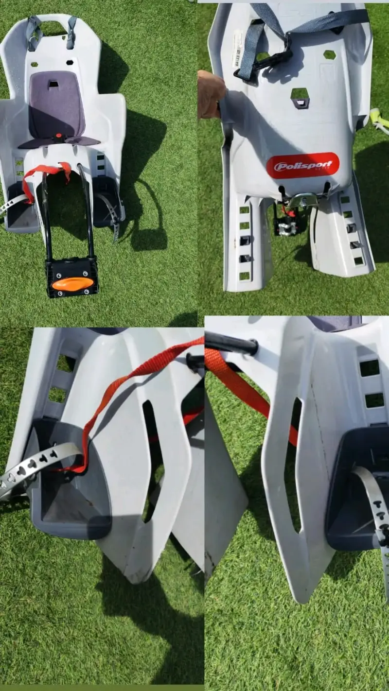 Silla de bicicleta para niño Polisport