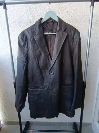 Chaqueta Cuero Genuino Blazer Harry Rosen Premium - miniatura 1