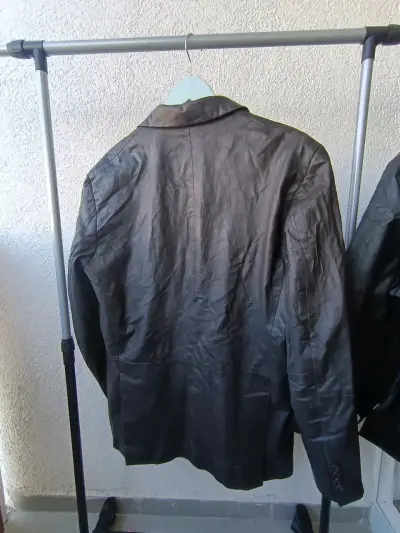 Chaqueta Cuero Genuino Blazer Harry Rosen Premium - miniatura 2