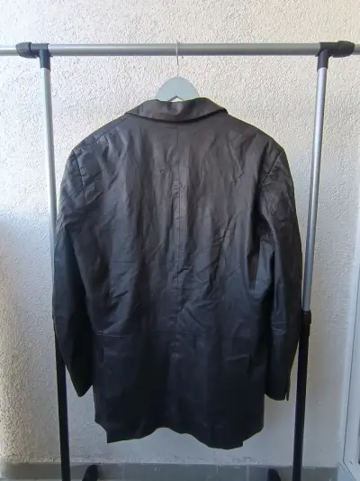 Chaqueta Cuero Genuino Blazer Harry Rosen Premium - miniatura 5