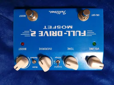 Pedal de efectos Full-Drive 2 Mosfet azul - miniatura 1