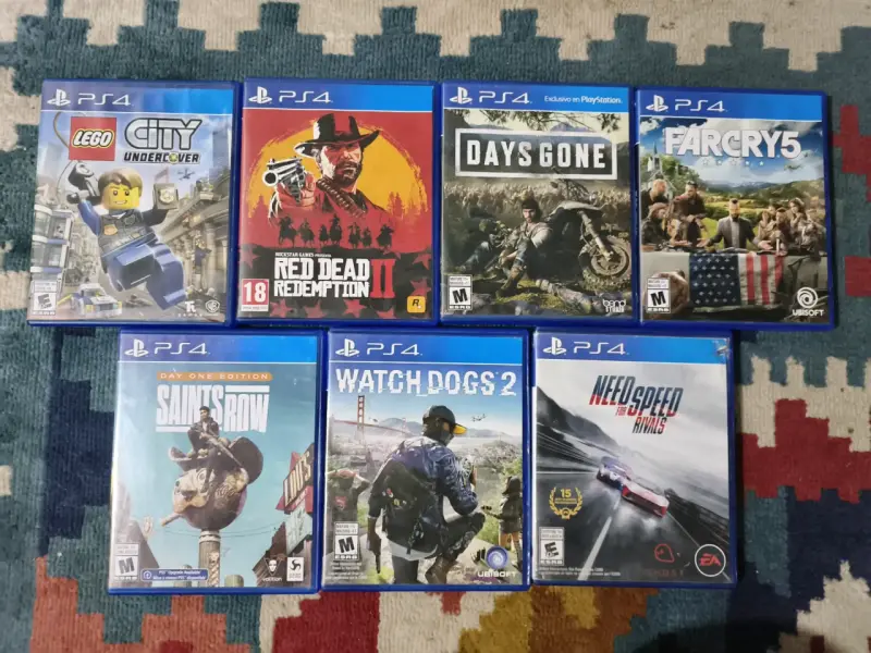 Lote de 7 juegos PS4 todo el - 1