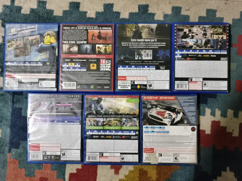 Lote de 7 juegos PS4 todo el - 2