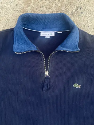 Quarter zip Lacoste azul - miniatura 2