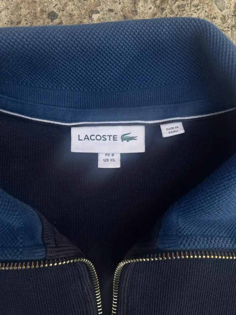 Quarter zip Lacoste azul - 3