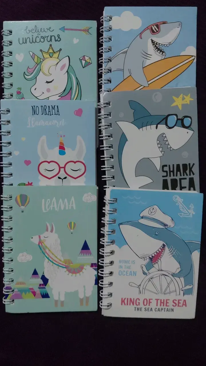 Set de cuadernos con diseños de animales