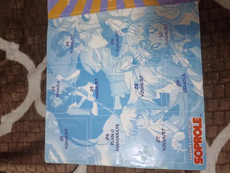 Coleccionador vacío Sailor Moon Soprole 1998 - 5
