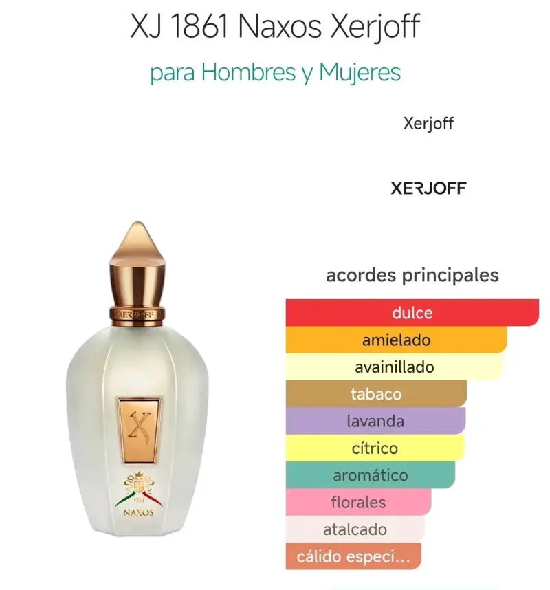 Perfume Xerjoff Naxos Eau De Parfum 100ml de lujo - 3