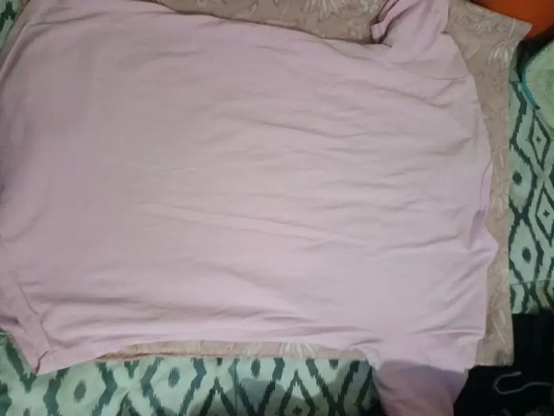 Polera rosada de algodón para hombre - 2