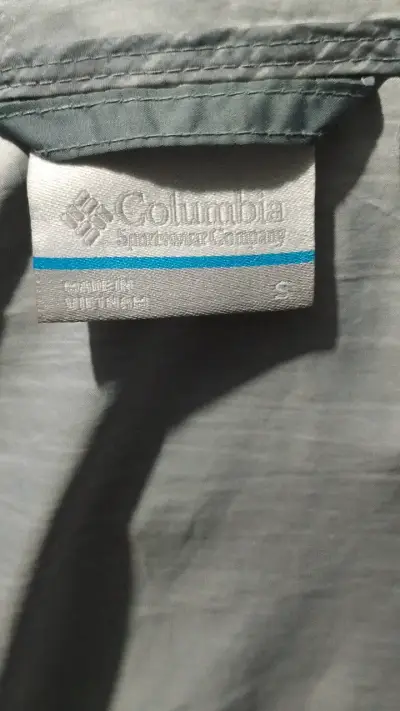 Corta viento Columbia gris con capucha - miniatura 5