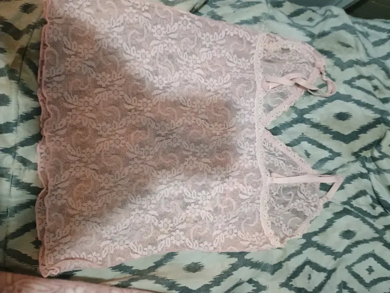 Top de encaje rosa para mujer - 2