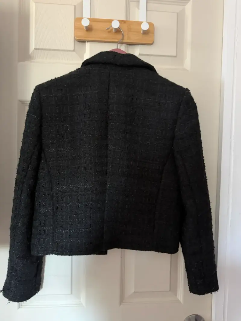 Blazer estructura negro Zara elegante - 2