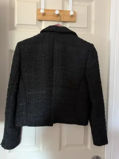 Blazer estructura negro Zara elegante - miniatura 2