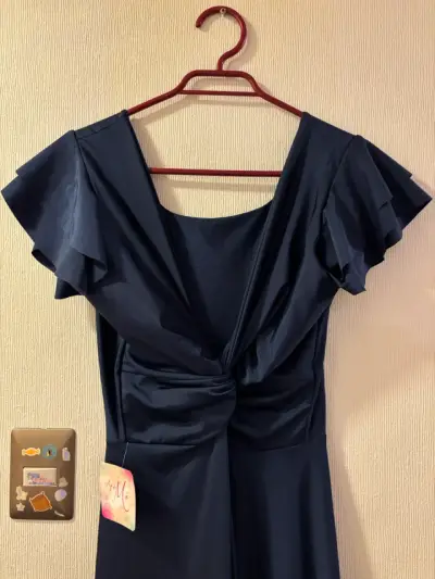 Vestido azul largo - miniatura 1