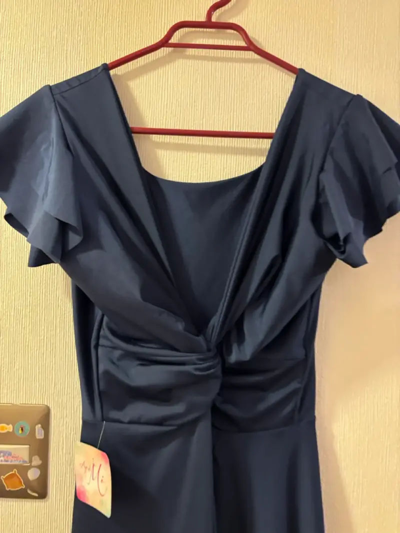 Vestido azul largo - 2
