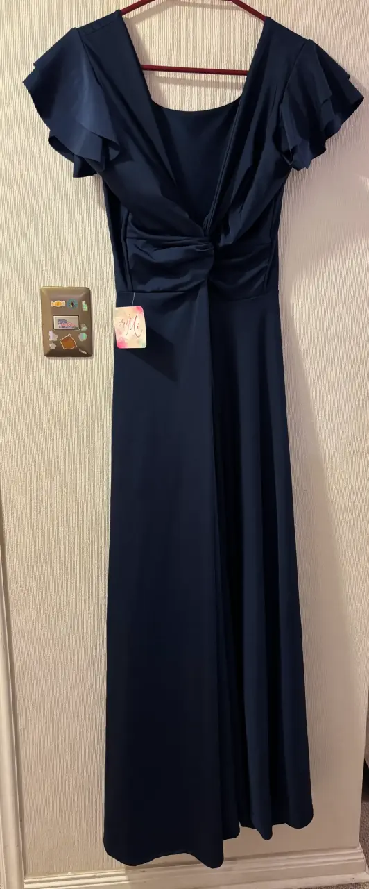 Vestido azul largo - 3