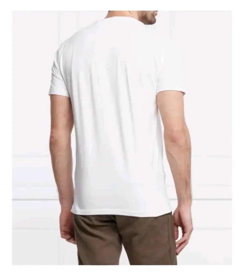 Polera Blanca Guess con logo estampado - 3