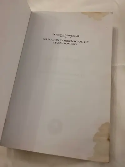 Libro Poesía Universal, selección de María Romero - miniatura 4