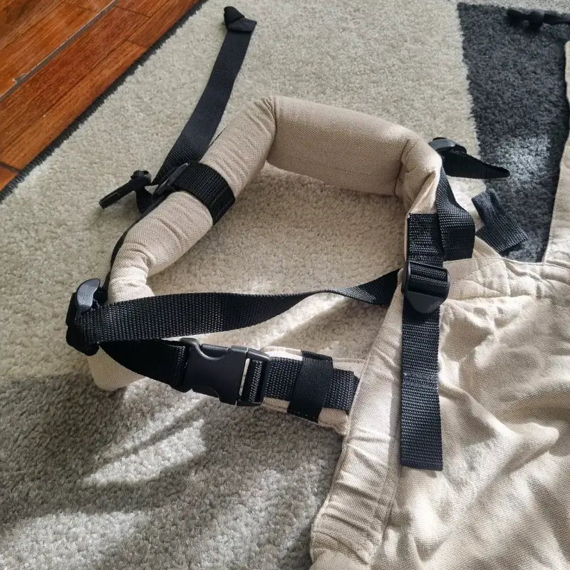 Mochila portabebé ergonómica beige - 2