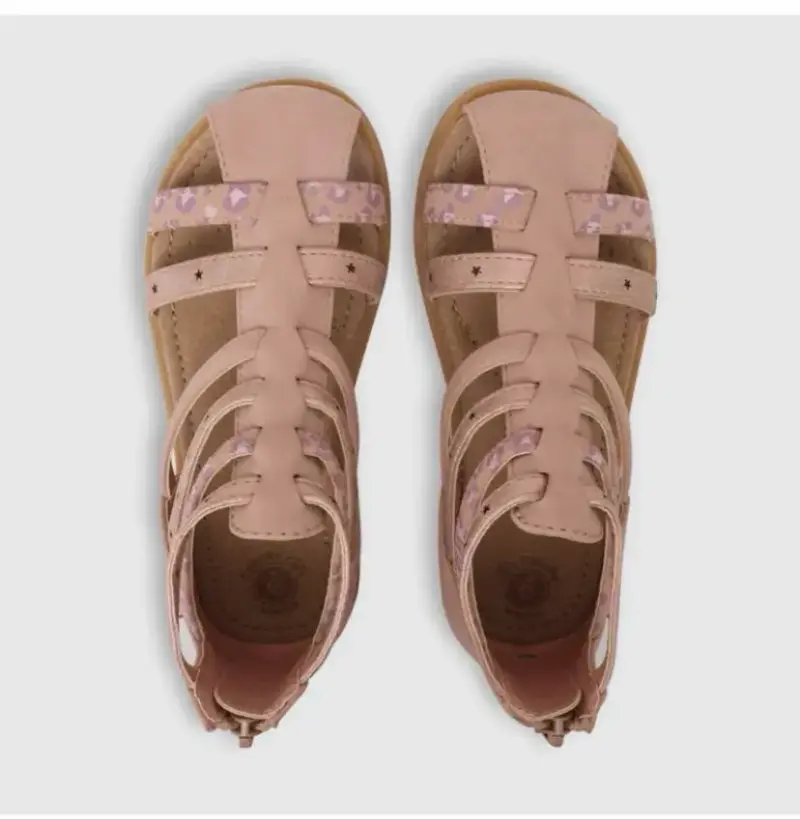 Sandalias rosadas para niña Colloky - 2