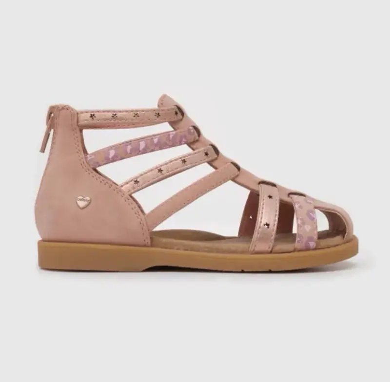 Sandalias rosadas para niña Colloky - 4