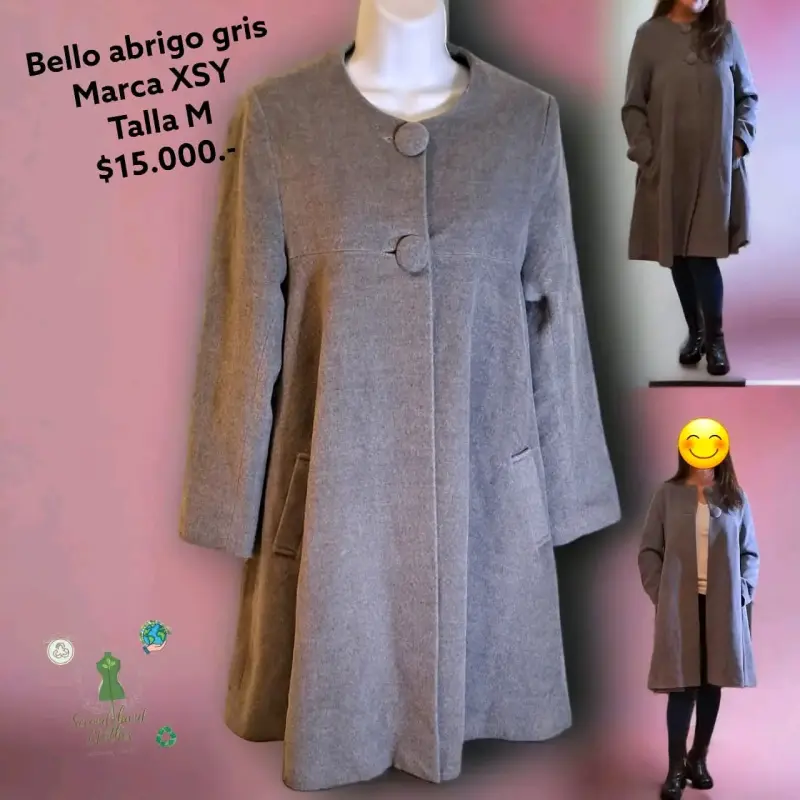 Trench coat beige H&M talla 42 - 4