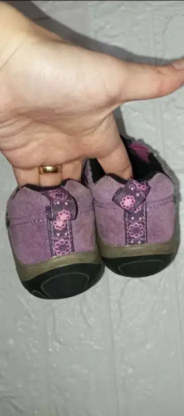 Zapatos de gamuza morados Merrell - miniatura 3