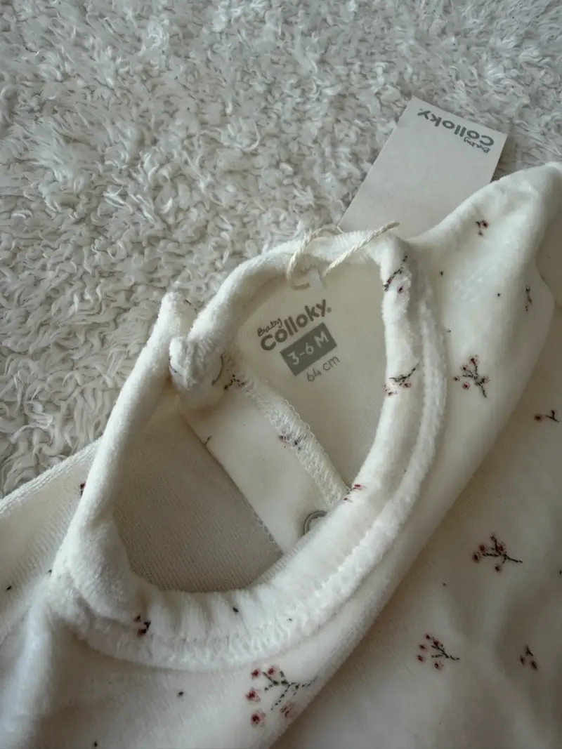 Conjunto de bebé estampado floral - 2