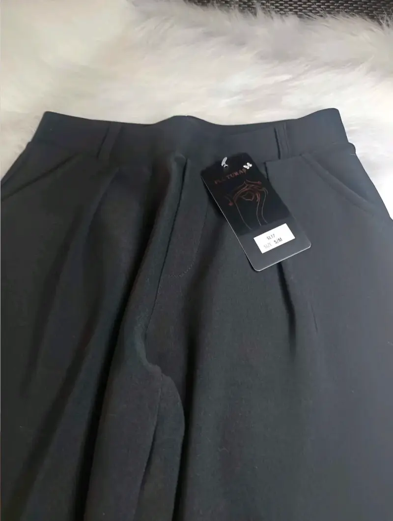 Pantalones de vestir negros para mujer - 4