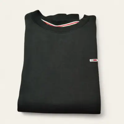 Polerón Negro Tommy Hilfiger Algodón Mujer S/M - miniatura 3