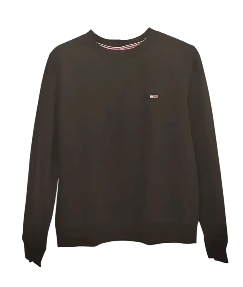 Polerón Negro Tommy Hilfiger Algodón Mujer S/M - 4