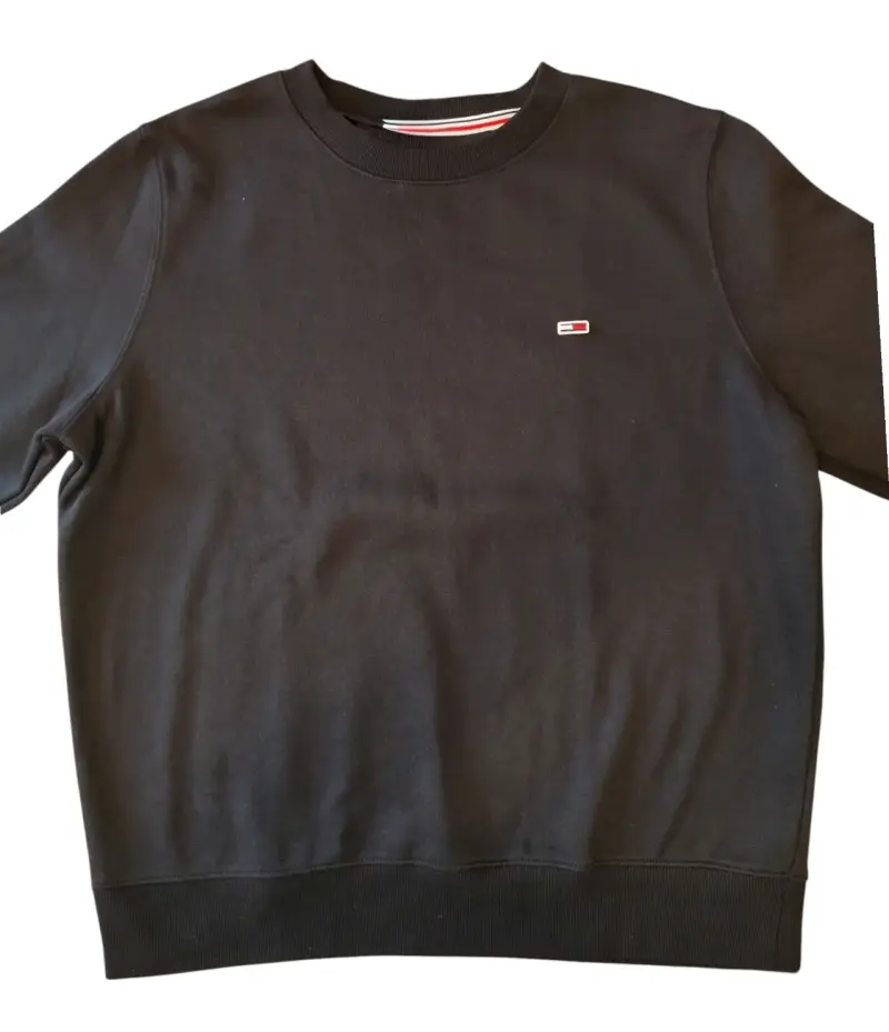Polerón Negro Tommy Hilfiger Algodón Mujer S/M - 5