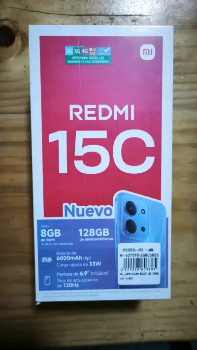 Smartphone Xiaomi Redmi 15C 128GB Nuevo pre pago - miniatura 2