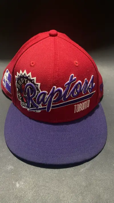 Gorra Toronto Raptors roja y morada - miniatura 1