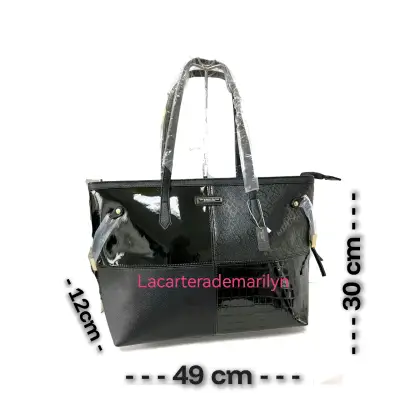 Bolso negro Victoria's Secret elegante - miniatura 4