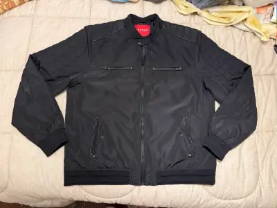 Chaqueta negra Guess para hombre - miniatura 1