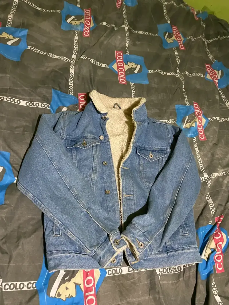 Chaqueta de mezclilla con forro de lana - 1