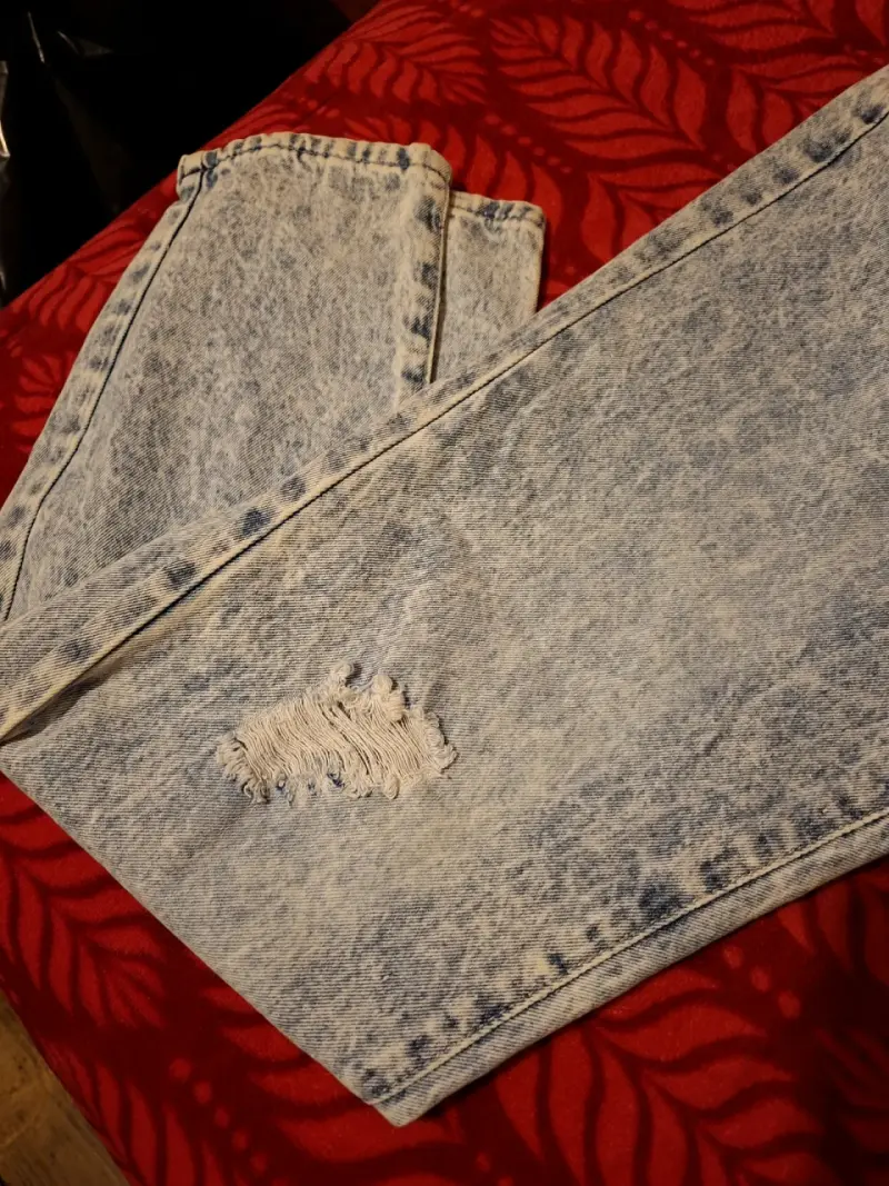 Jeans estilo vintage azul claro - 2