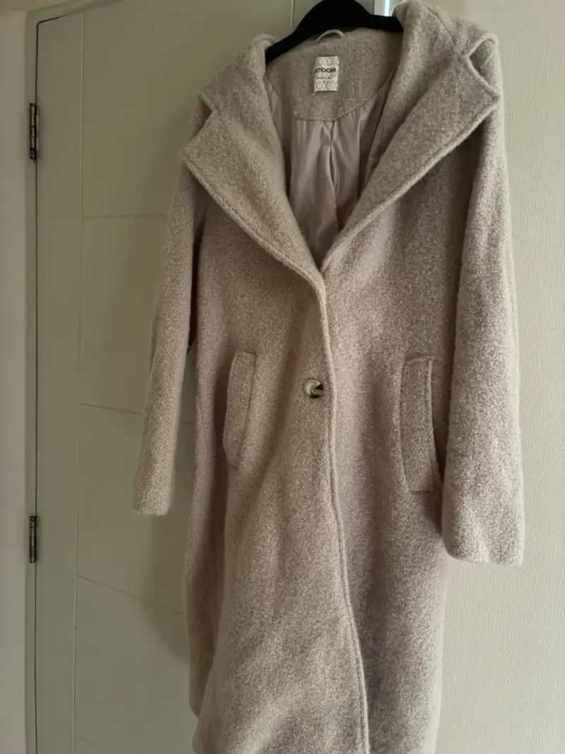 2 Abrigos negro y beige Umbrale talla M - 5