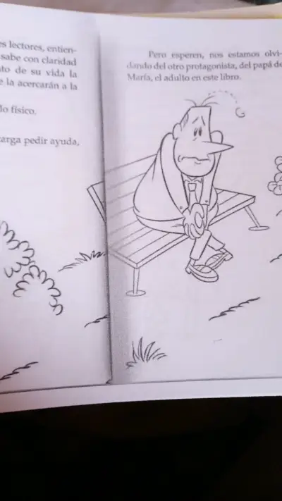 Libro infantil ilustrado en blanco y negro - miniatura 1