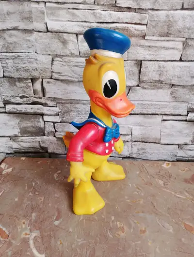 Pato Donald antiguo de goma - miniatura 3