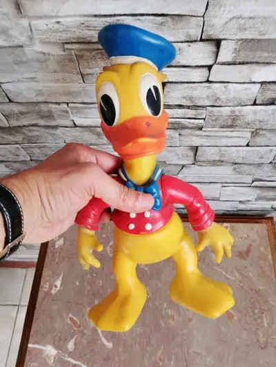Pato Donald antiguo de goma - miniatura 4