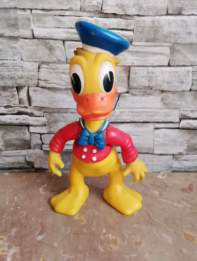 Pato Donald antiguo de goma - miniatura 5