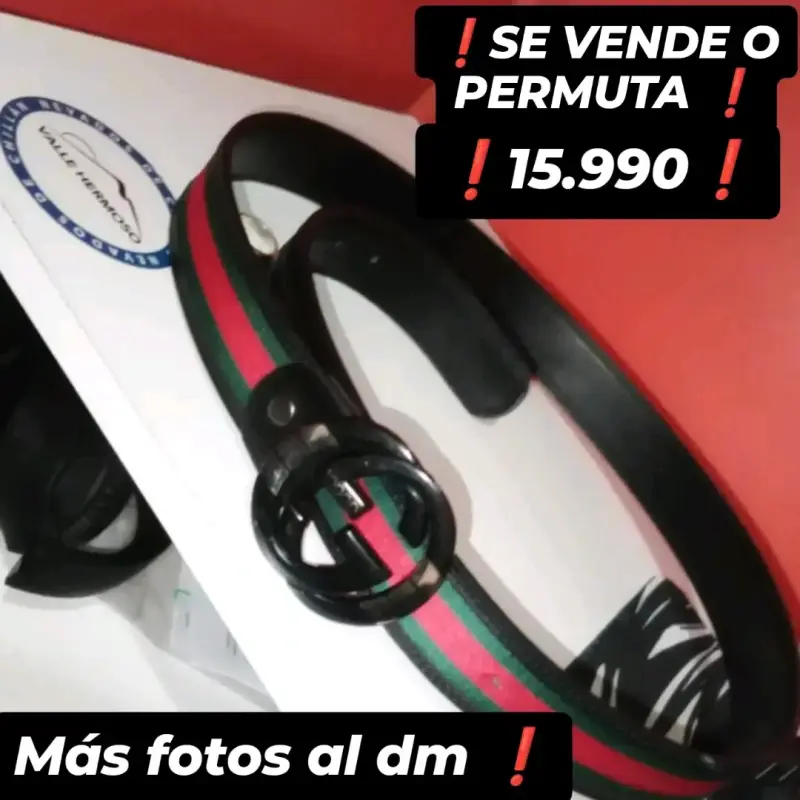 Cinturon gucci usado 2 vezes nada mas