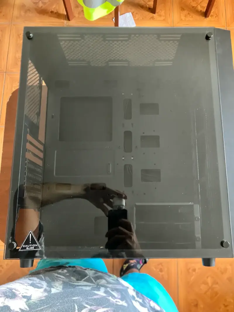 Gabinete Deepcool e-shield mas ventilador - 2