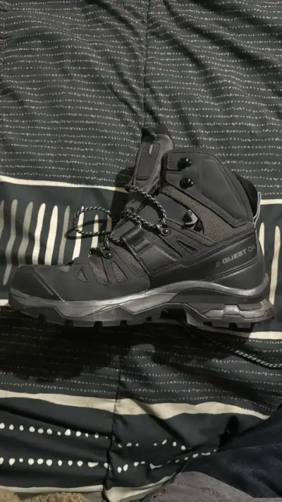 Botas de montaña Salomon negras impermeables - miniatura 2