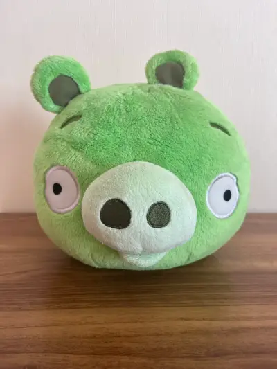 Peluche cerdo verde de Angry Birds - miniatura 1